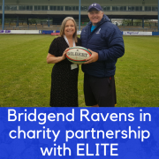 ELITE and Bridgend Ravens announce charity partnership